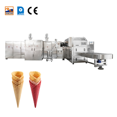 Máy chế tạo hình nón kem ổn định cao với hỗ trợ kỹ thuật video 6200pcs / giờ